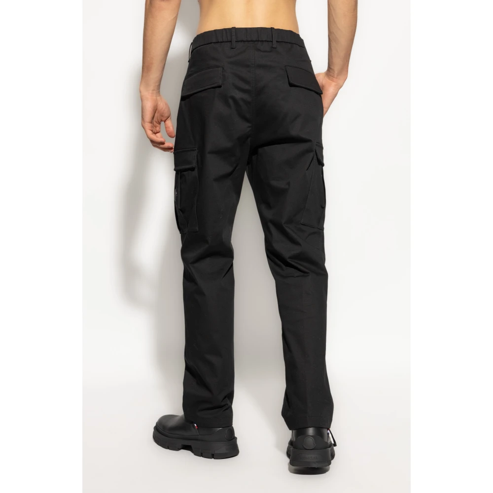 Moncler Broek met zakken Black Heren