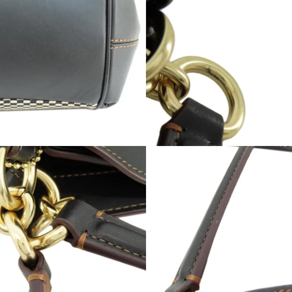 Coach Pre-owned Canvas shoulder-bags Black Dames