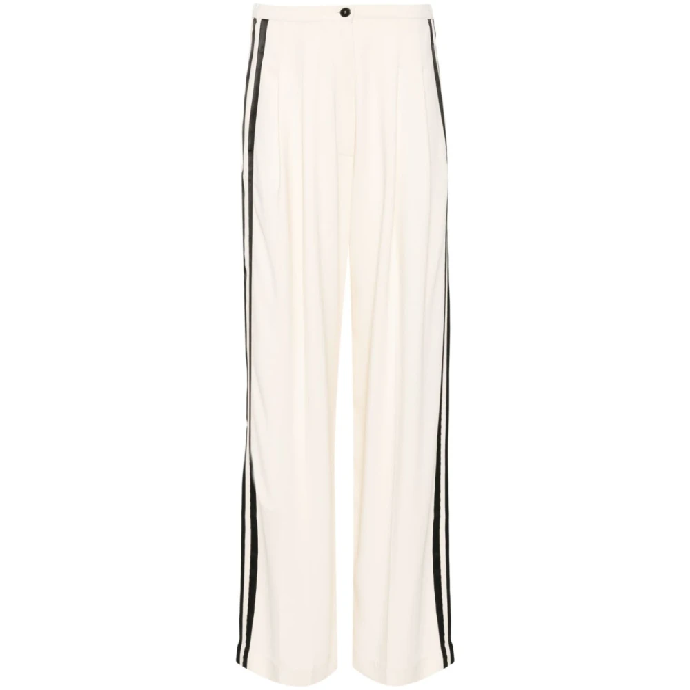 Forte Wijde Pijp Witte Broek Aw24 White Dames