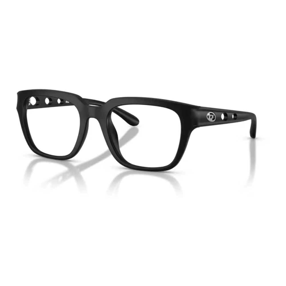 Diesel Unisex Black Dl6001u 2002 Optical Frames Injected Squared Normal - Image 2