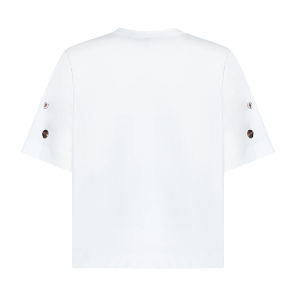 Alysi Stijlvolle T-shirts en Polos White Dames