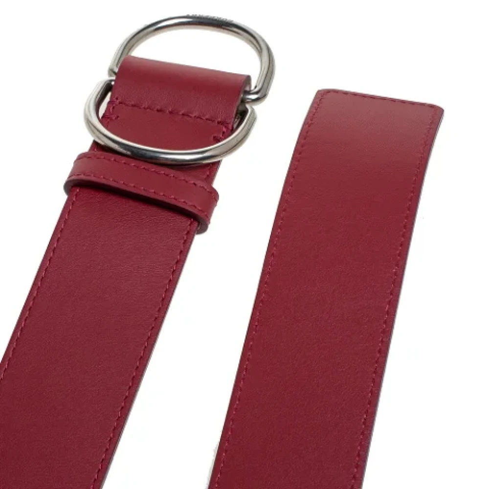 Burberry Vintage Pre-owned Leather belts Red Dames