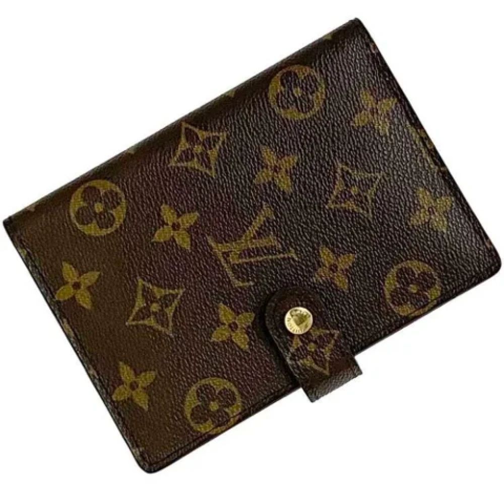 Louis Vuitton Vintage Pre-owned Fabric home-office Brown Dames