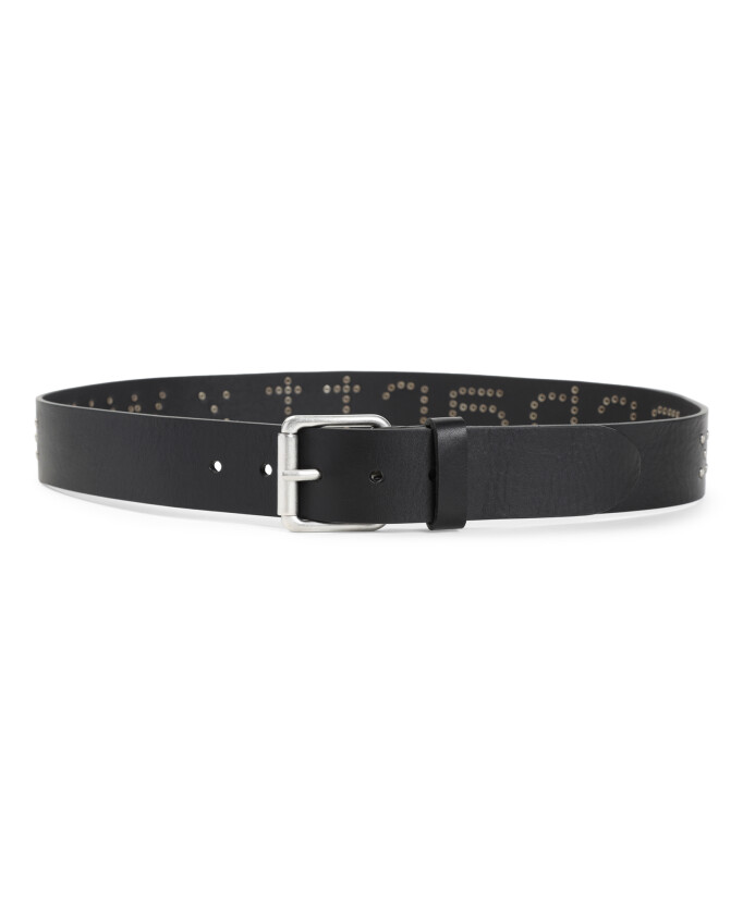 ceinture-a-clous-script-noir-et-argent