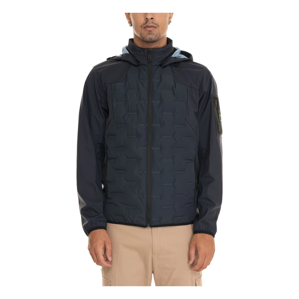 Boss J-Leo Jack met Afneembare Capuchon Blue Heren