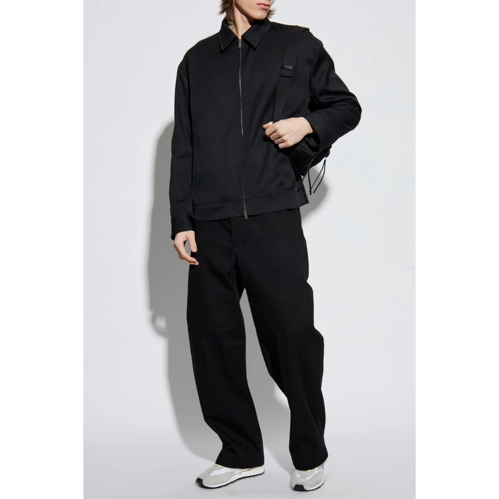 Golden Goose Wollen Jas Black Heren