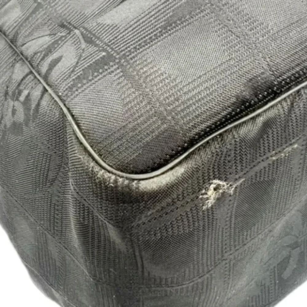 Chanel Vintage Pre-owned Nylon chanel-bags Black Dames