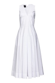 Plisowana sukienka z popeliny