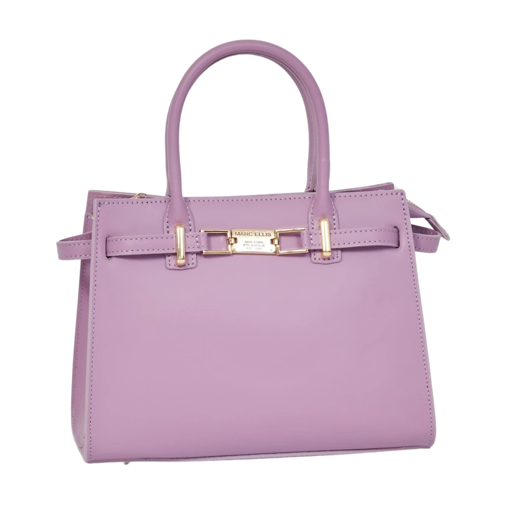 Marc Ellis Paarse Lady Bag met Gouden Details Purple Dames