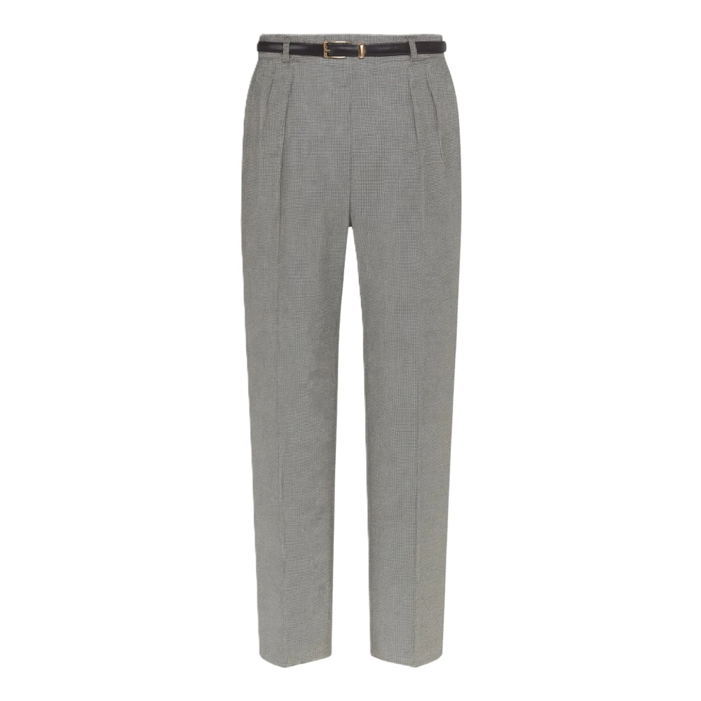 Max Mara Studio Women's Gray Rania Trousers - Chinos - Xs - Trousers