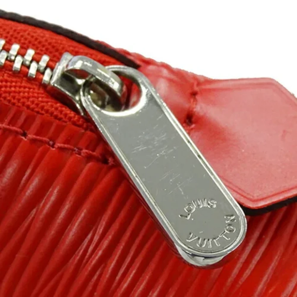 Louis Vuitton Vintage Pre-owned Leather pouches Red Dames