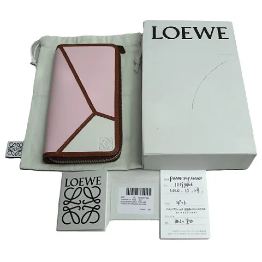 Loewe Pre-owned Leather wallets Multicolor Dames