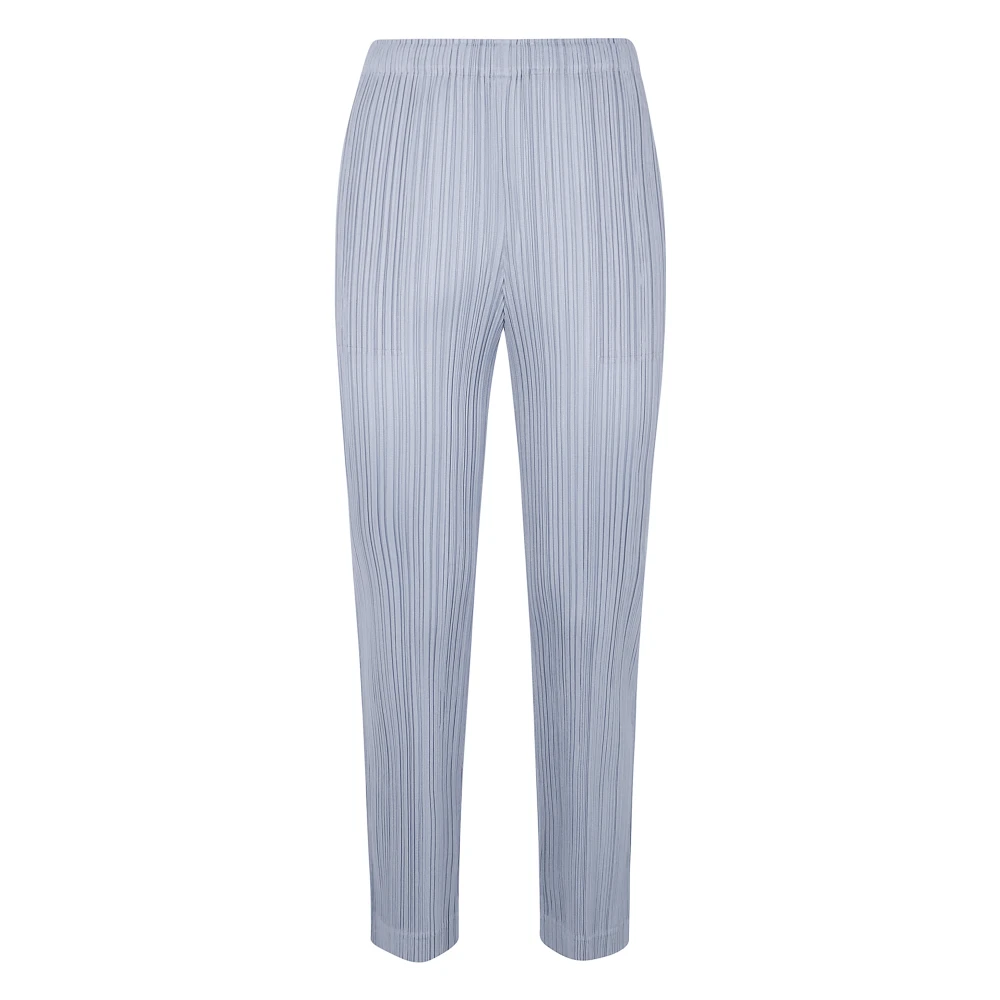 Issey Miyake Broek met dikkere onderkant Blue Dames