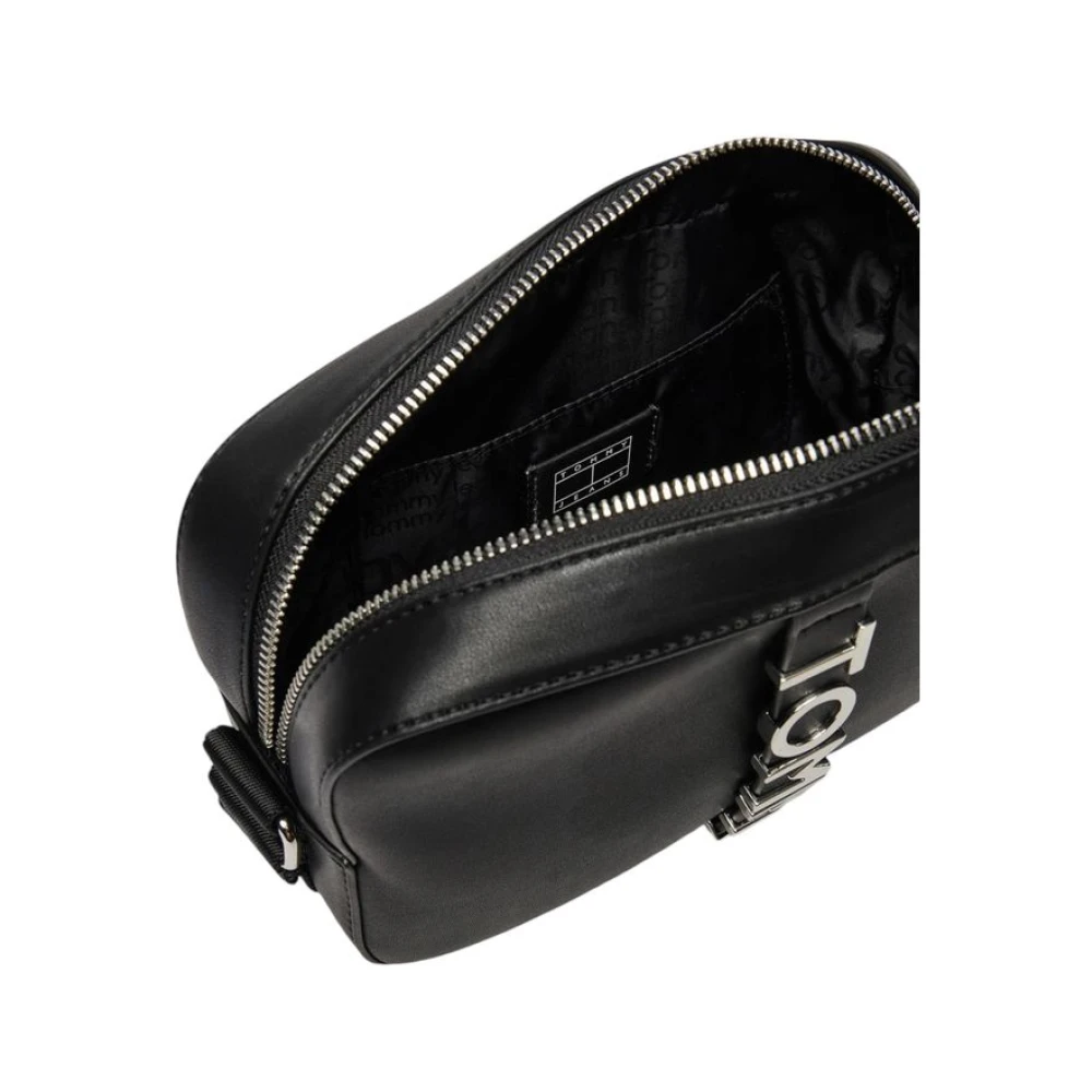 Tommy Hilfiger Zwarte Polyethyleen Handtas Herfst Winter Collectie Black Dames