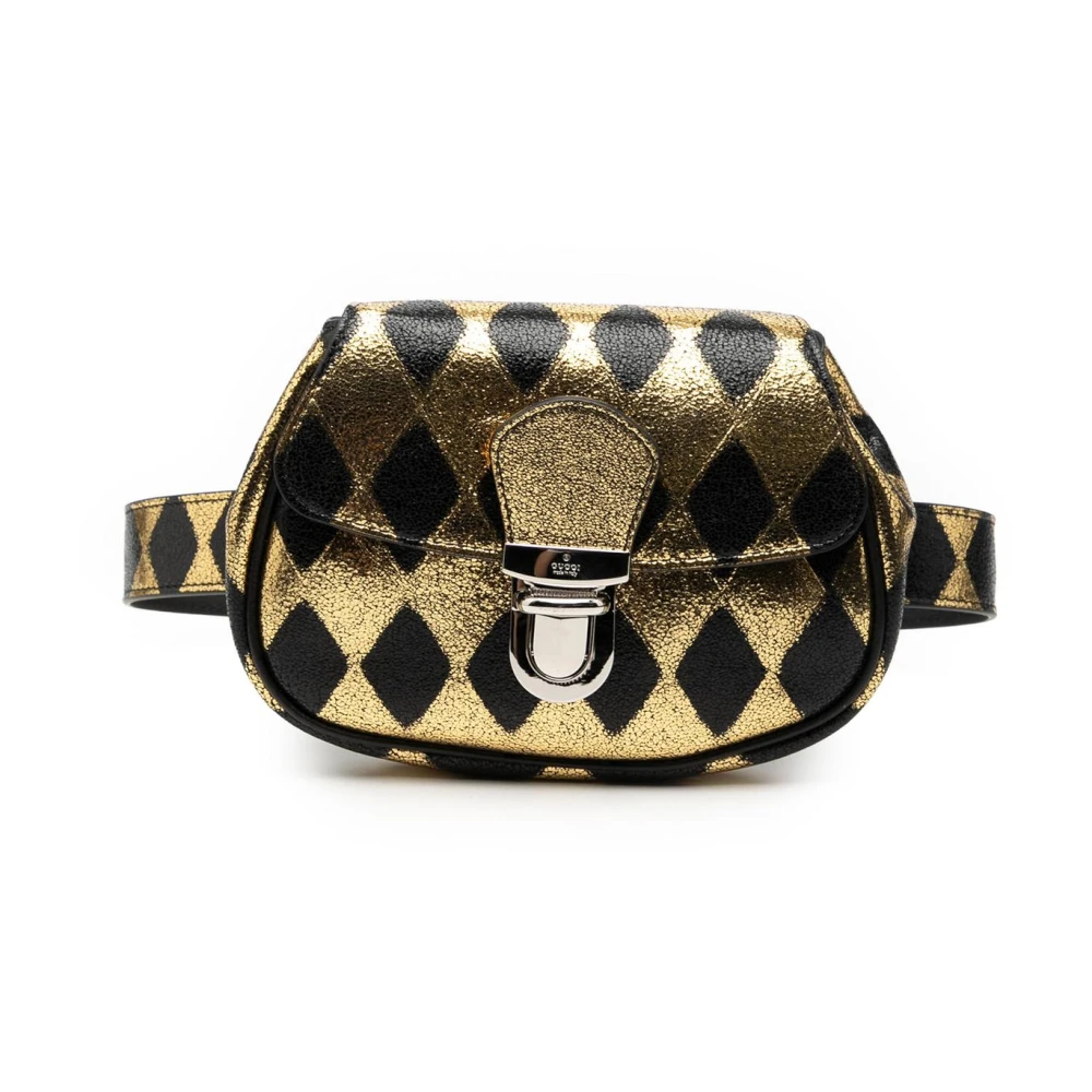 Gucci Vintage Donna Giallo Pre-Owned, Taglia Unica, Used,