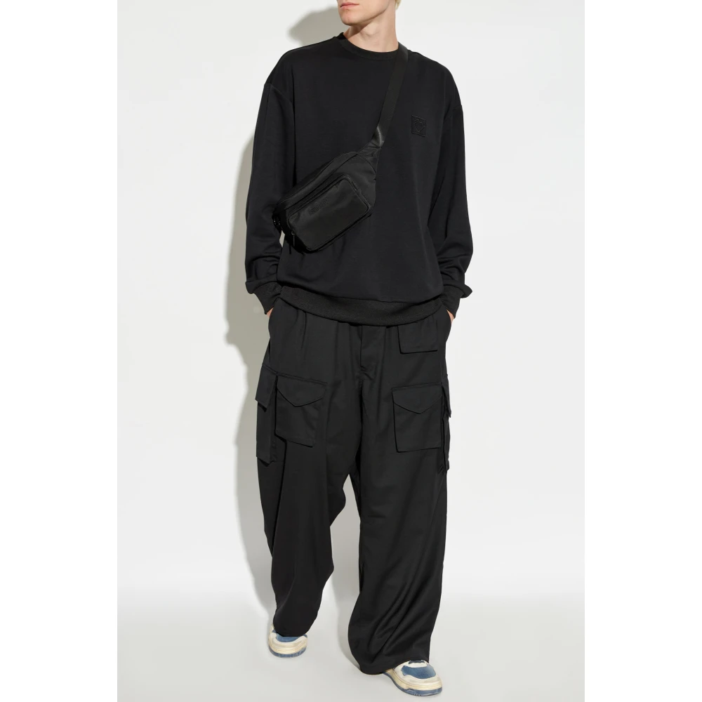Iceberg Sweatshirt met logo Black Heren