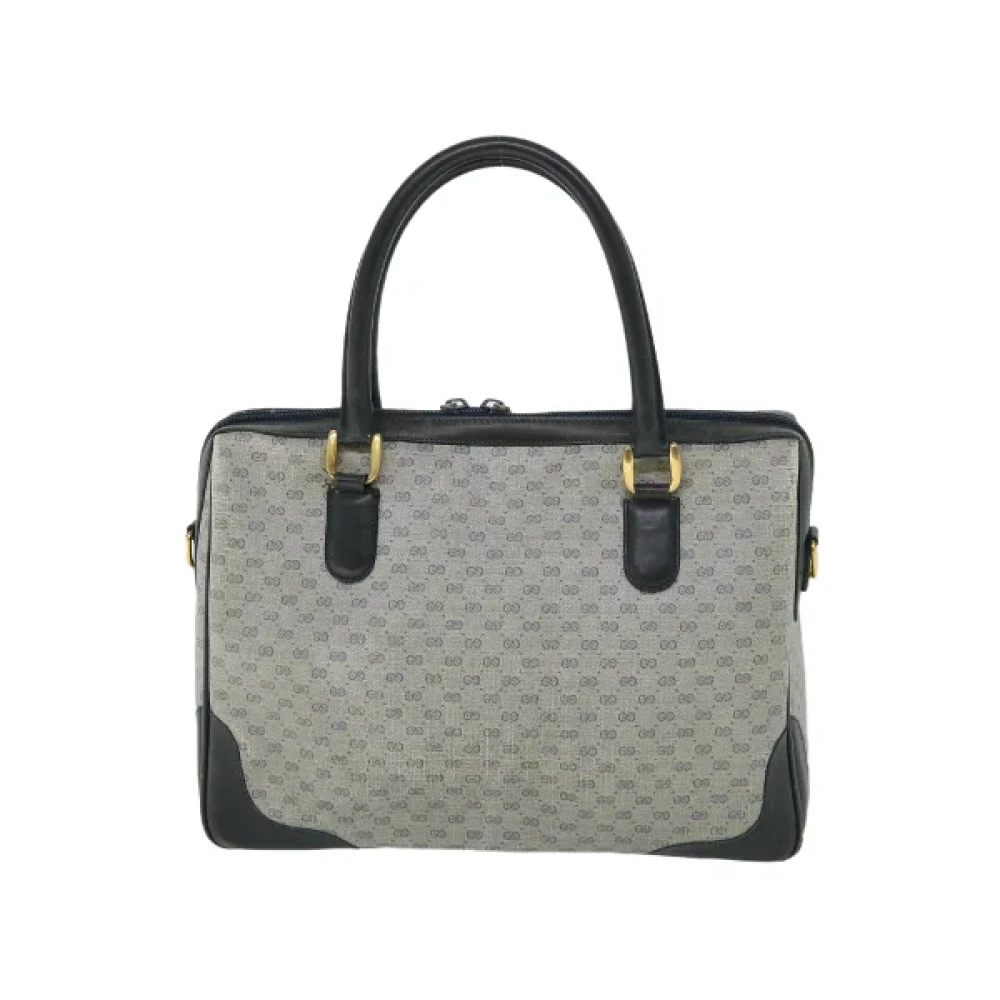 Gucci Vintage Pre-owned Plastic gucci-bags Gray Dames