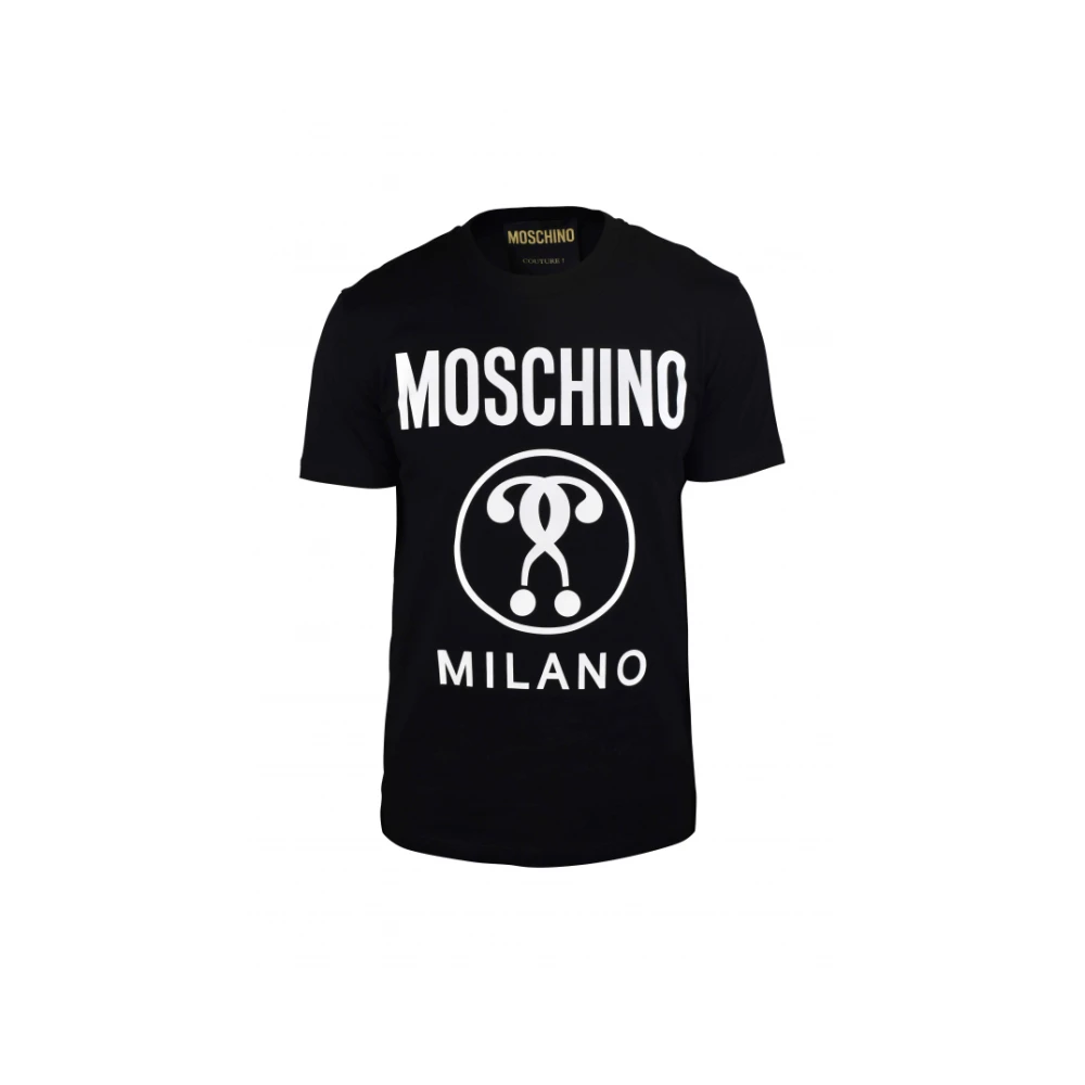 Moschino Hombre Negro Camisetas, Talla: M
