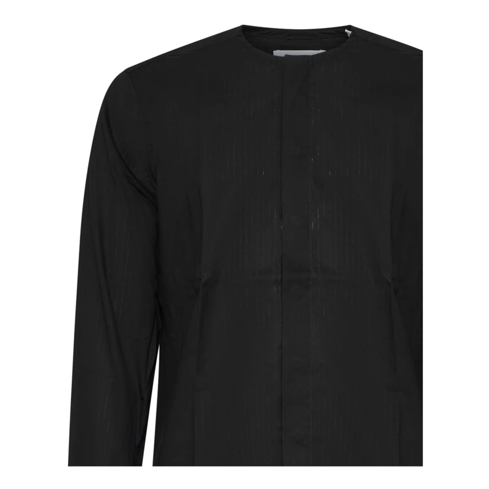 Lardini Klassiek Zwart Overhemd Black Heren