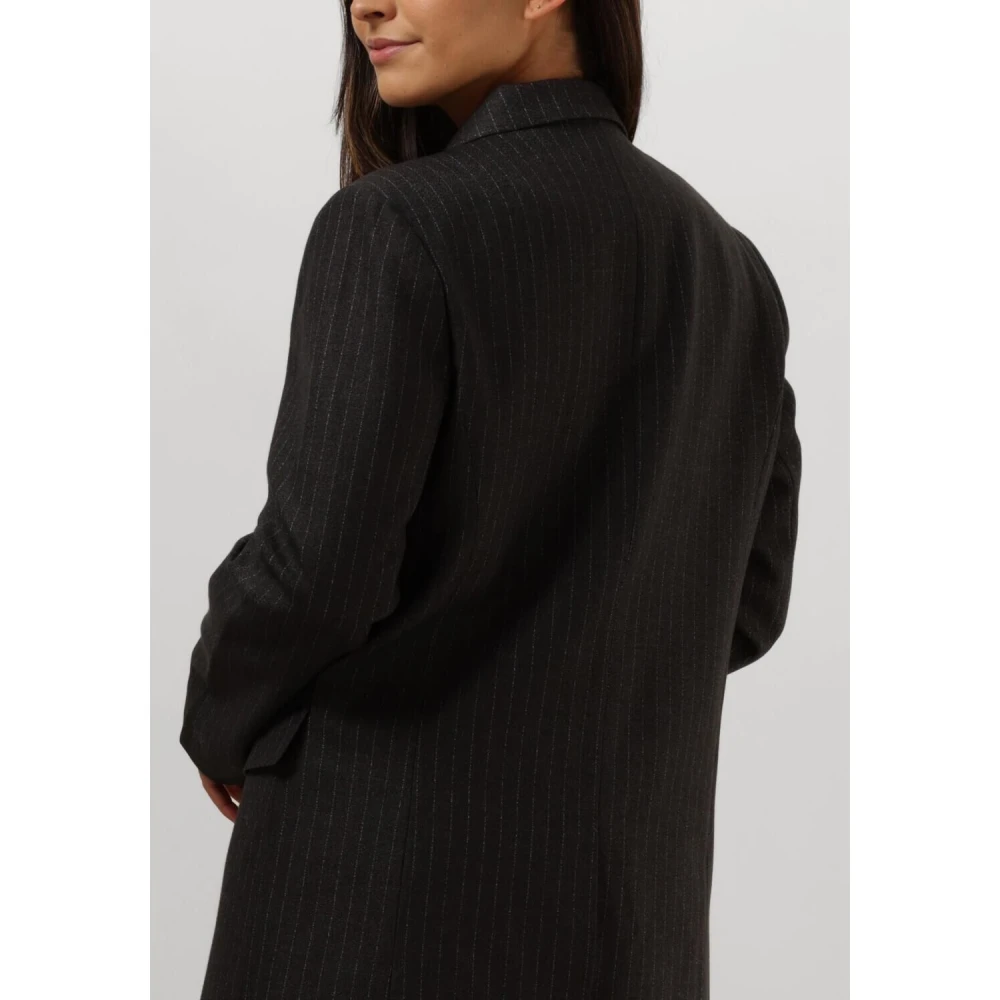 Aaiko Pinstripe Blazer Heidy Zwart Black Dames