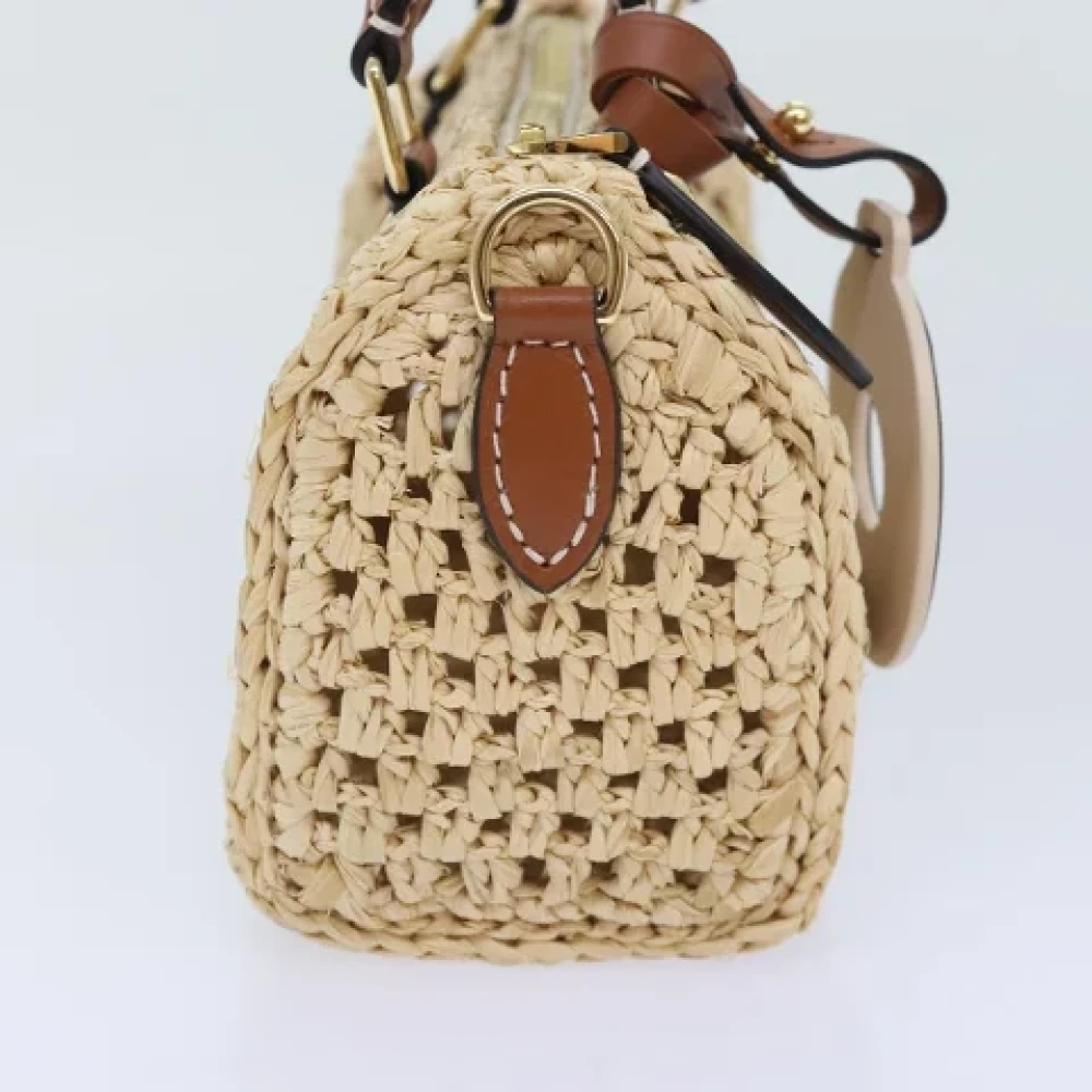 Louis Vuitton Vintage Pre-owned Fabric louis-vuitton-bags Beige Dames