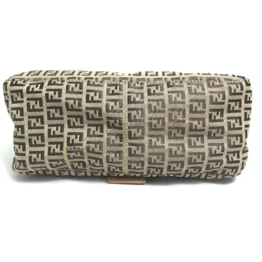 Fendi Vintage Pre-owned Fabric fendi-bags Beige Dames