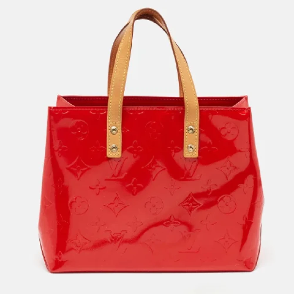 Louis Vuitton Vintage Pre-owned Leather totes Red Dames