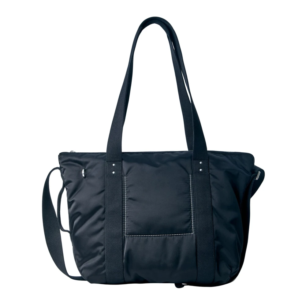 Rick Owens Women's Black Shopping Bags, One Size, Convertible Nylon Tote Bag