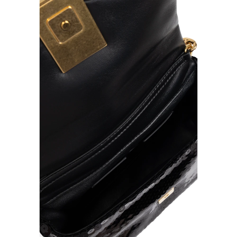 Balmain Schoudertas met logo Black Dames