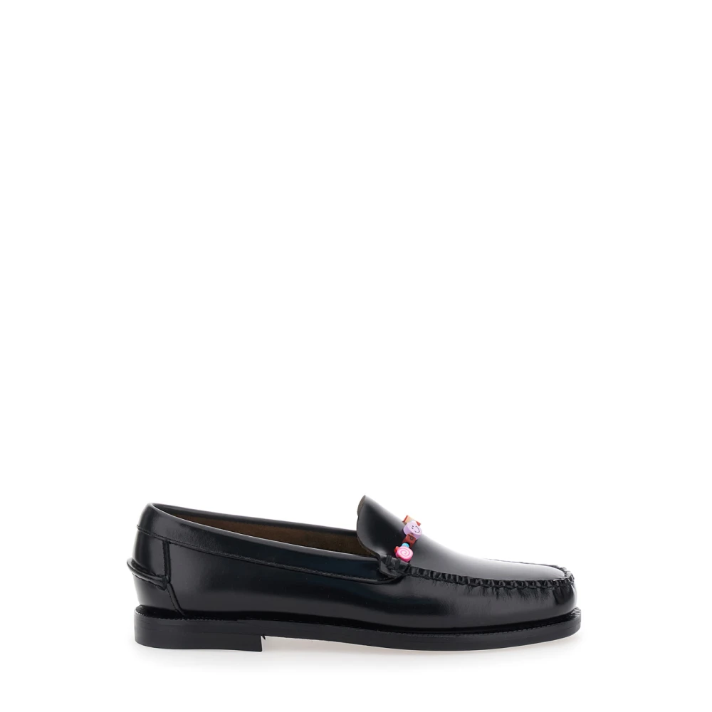 Sebago Women's Black Frank Beads - Loafers - 5 Uk - Shoes
