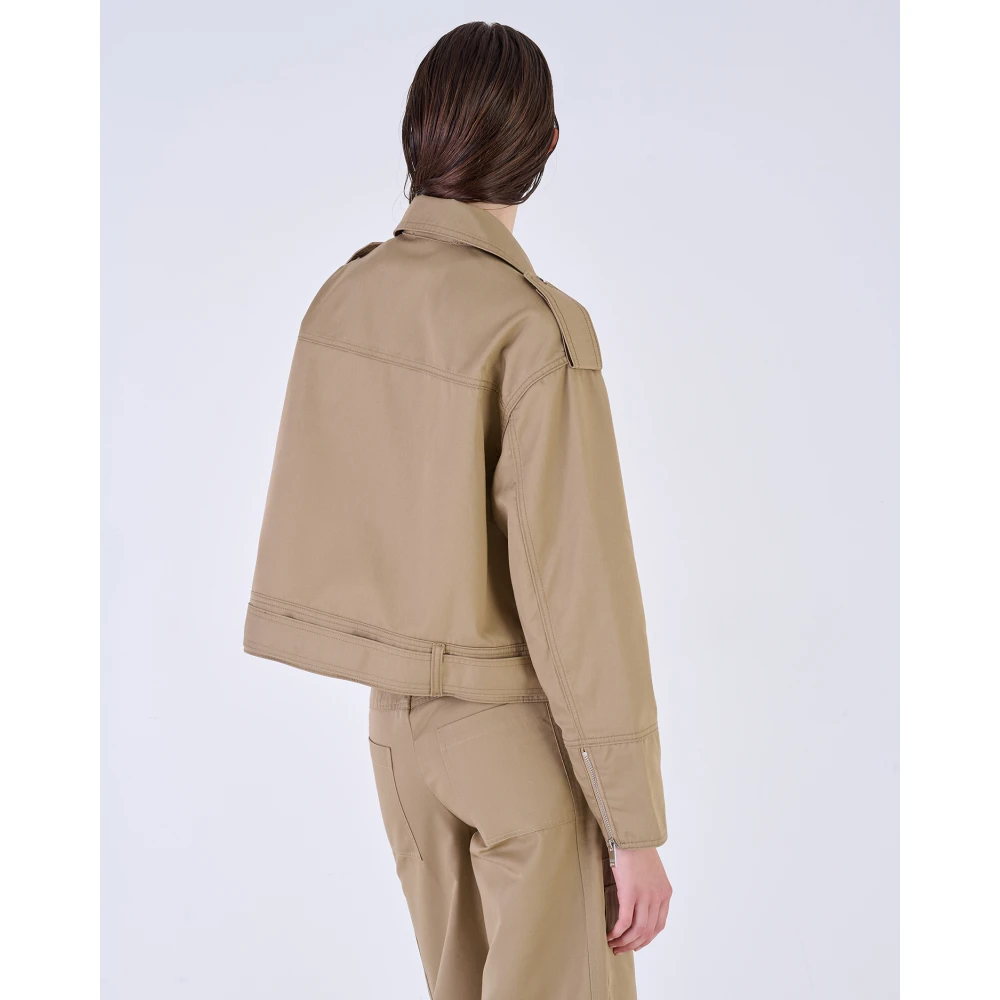 Silvian Heach Beige Jas voor Vrouwen Beige Dames