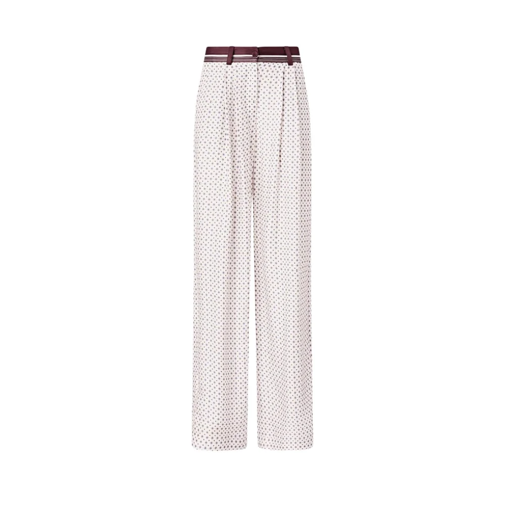 Pinko Donna Multicolor - Wide Pantaloni - Trousers - E - L