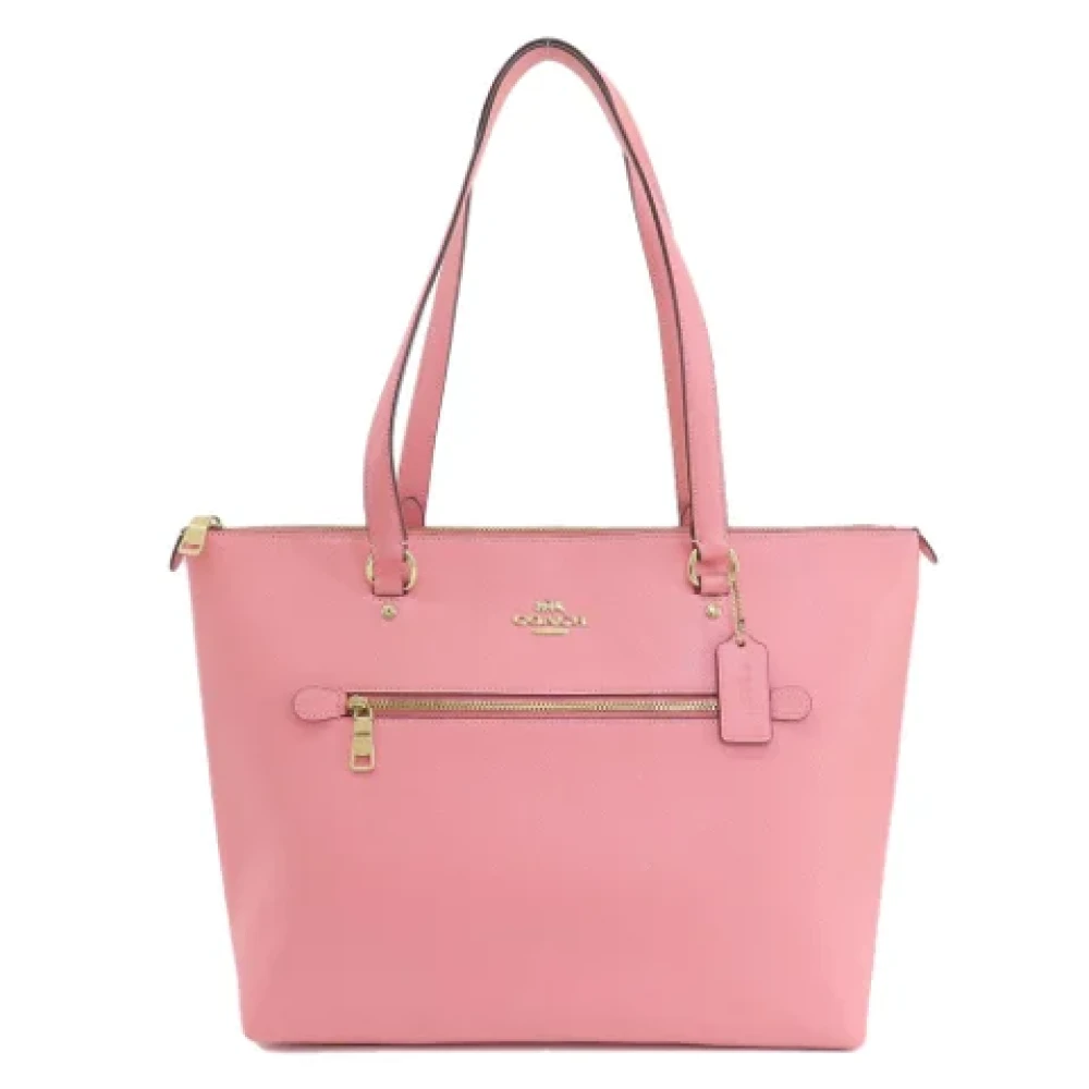 Coach Pre-owned Leather totes Pink Dames