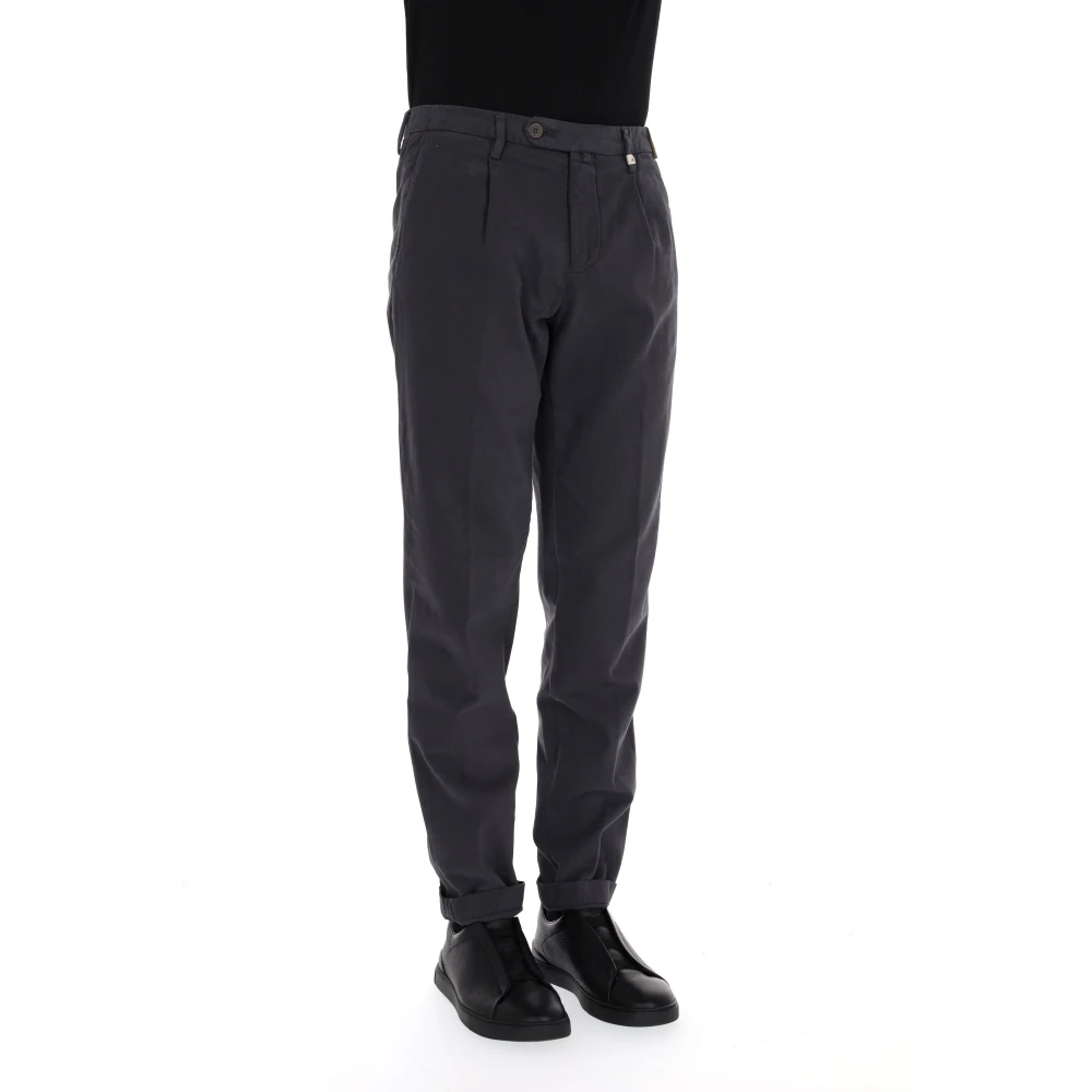 Myths Grijze Cashmere Katoenen Chino's Gray Heren