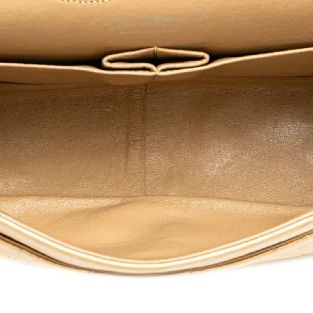 Chanel Vintage Pre-owned Leather chanel-bags Yellow Dames