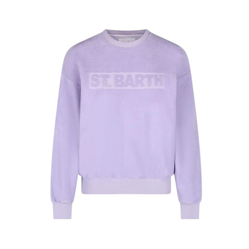 MC2 Saint Barth Lila Katoen Stardust Dames Sweatshirt Purple Dames
