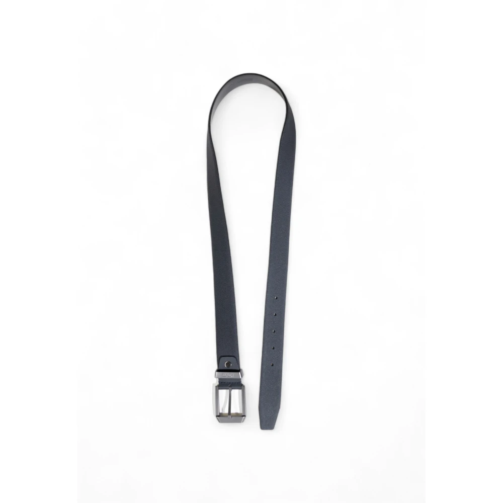 Antony Morato Blauw leren herenriem Blue Heren