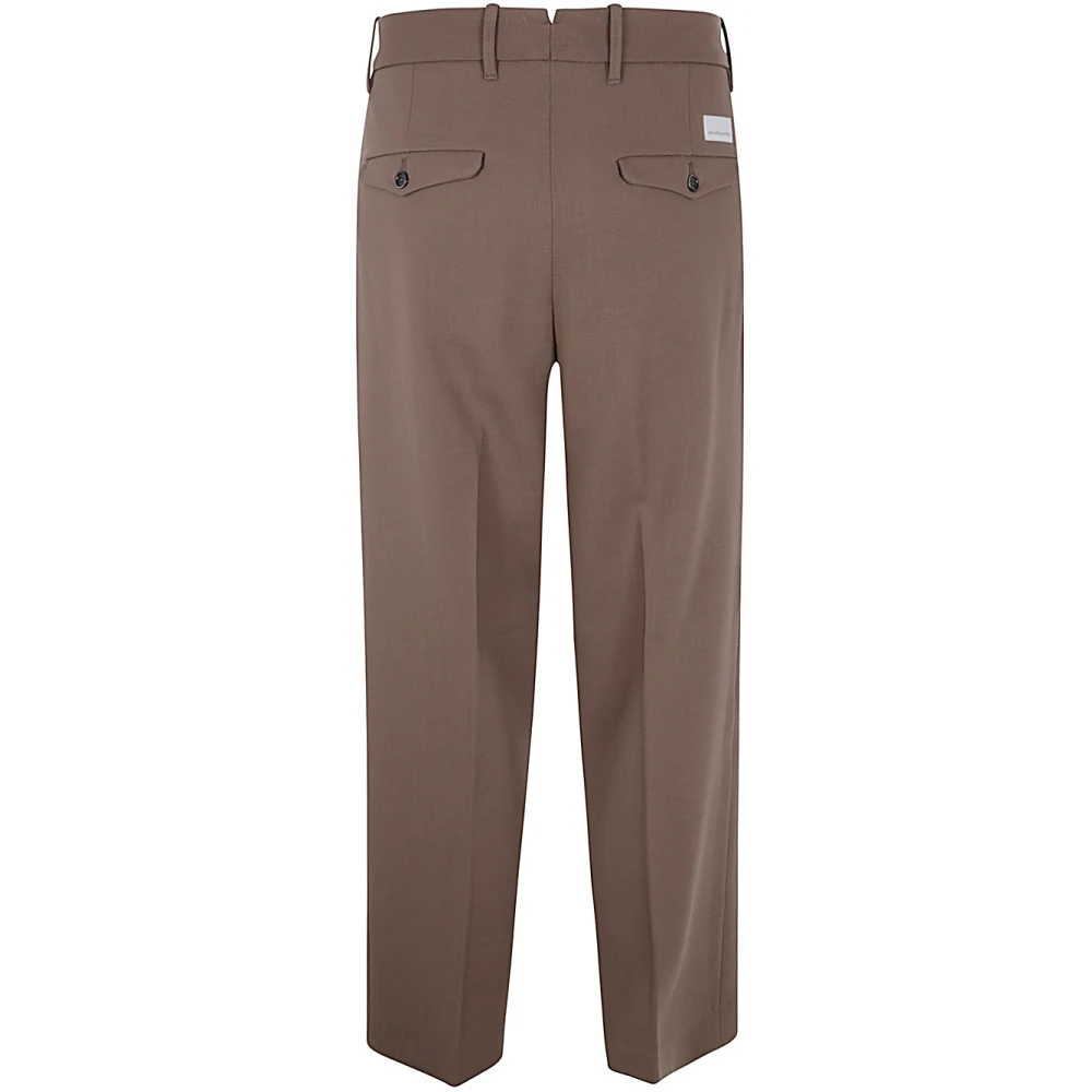 Nine In The Morning Baggy Man Broek met Touw Detail Brown Heren