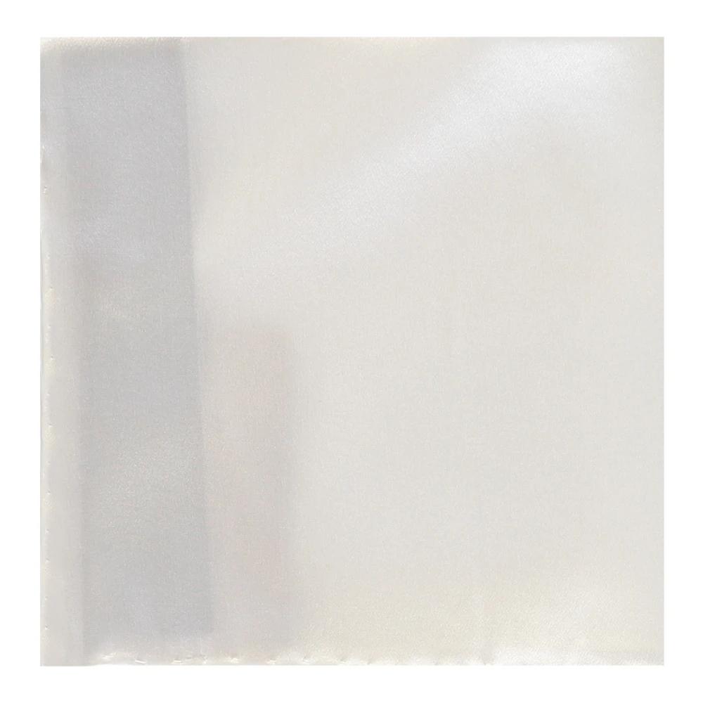 Brioni Zijden Zakdoek White Heren
