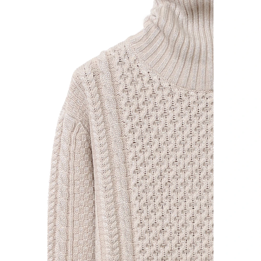 Fabiana Filippi Stijlvolle Sweater Collectie Gray Dames