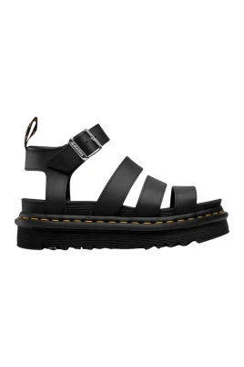 Hydro Läder Sandal med Gummisula