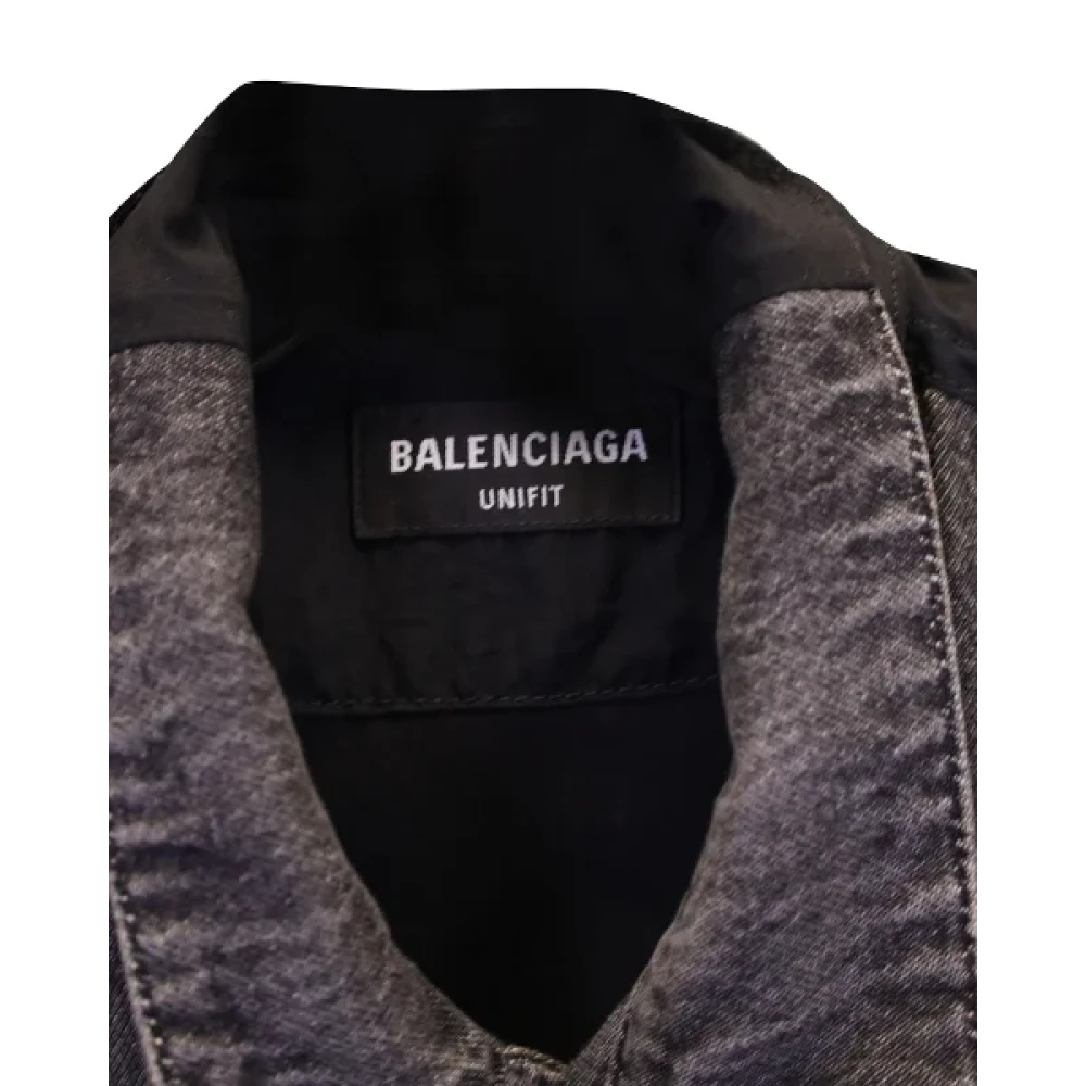 Balenciaga Vintage Pre-owned Cotton outerwear Black Dames