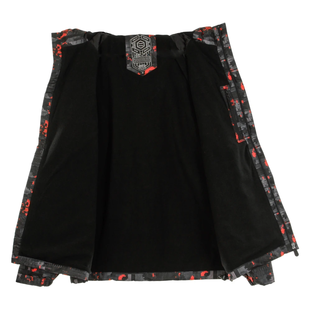 Dolly Noire Glitch Camo Full Zip Jas Multicolor Heren