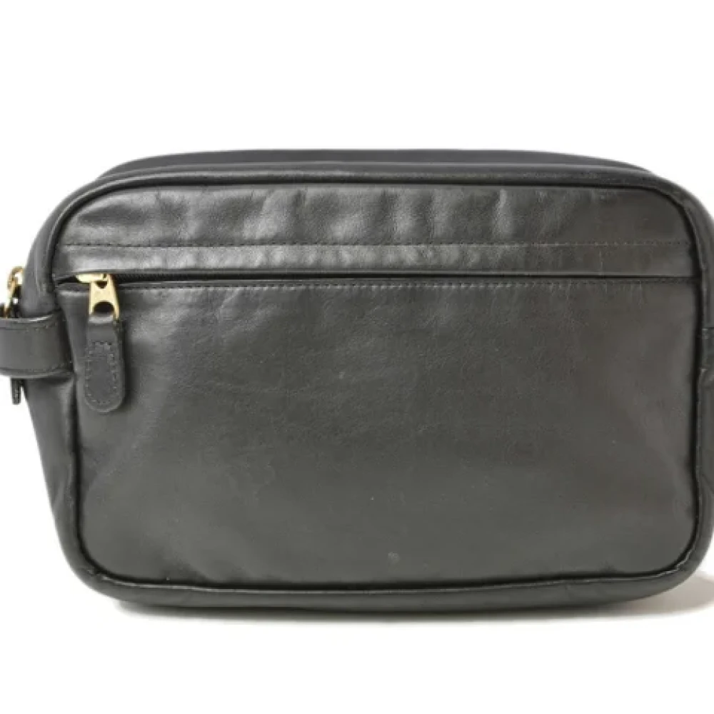 Coach Pre-owned Leather clutches Black Dames