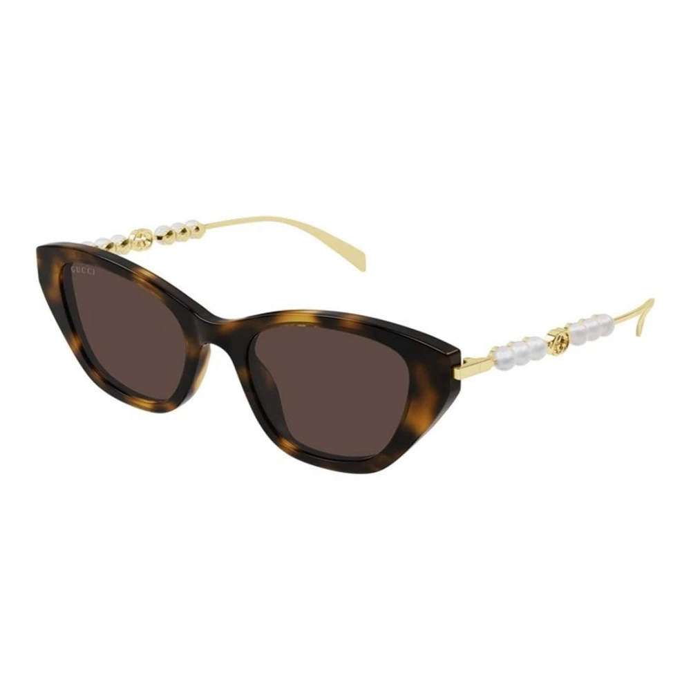 Gucci Women's Brown Sunglasses, 50 Mm, Cat Eye Frame