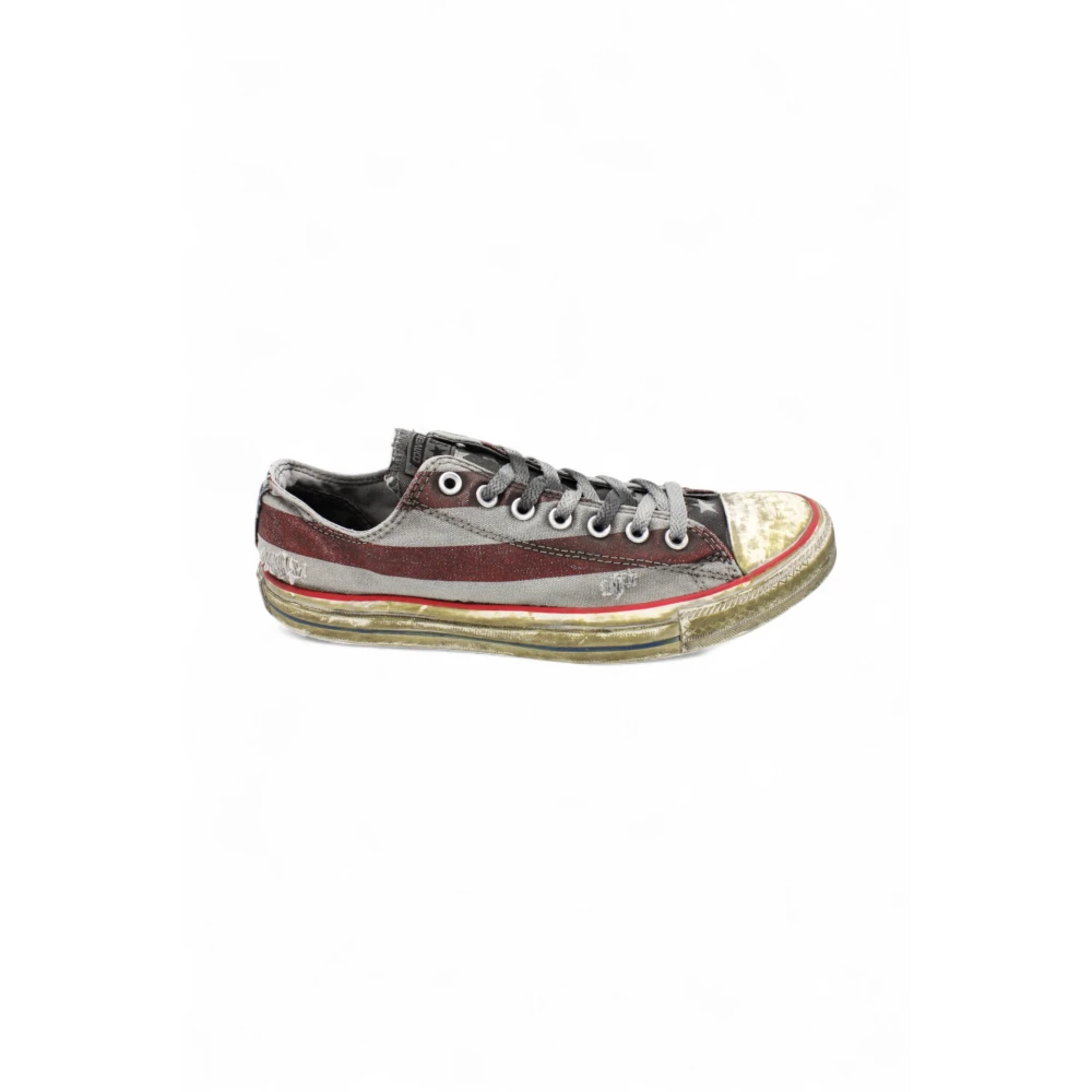 Converse Rook Ox Canvas Rubberen Zool Sneaker Heren Schoenen Veelkleurig Multicolor