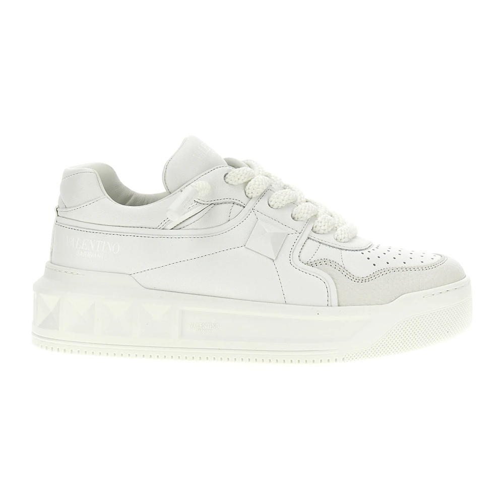 Valentino Garavani One Stud XL Low-Top Sneaker Heren Schoenen Wit