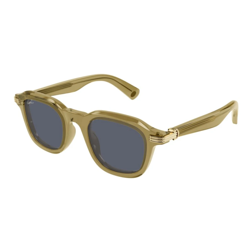 Cartier Unisex Green Sunglasses, One Size, Stylish Sunglasses For Everyday Wear