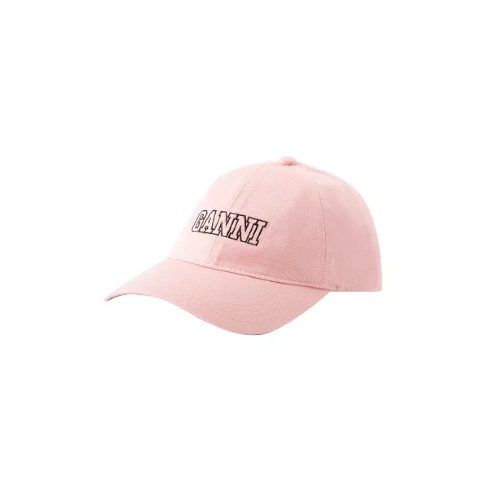 Ganni Cotton hats Pink Dames