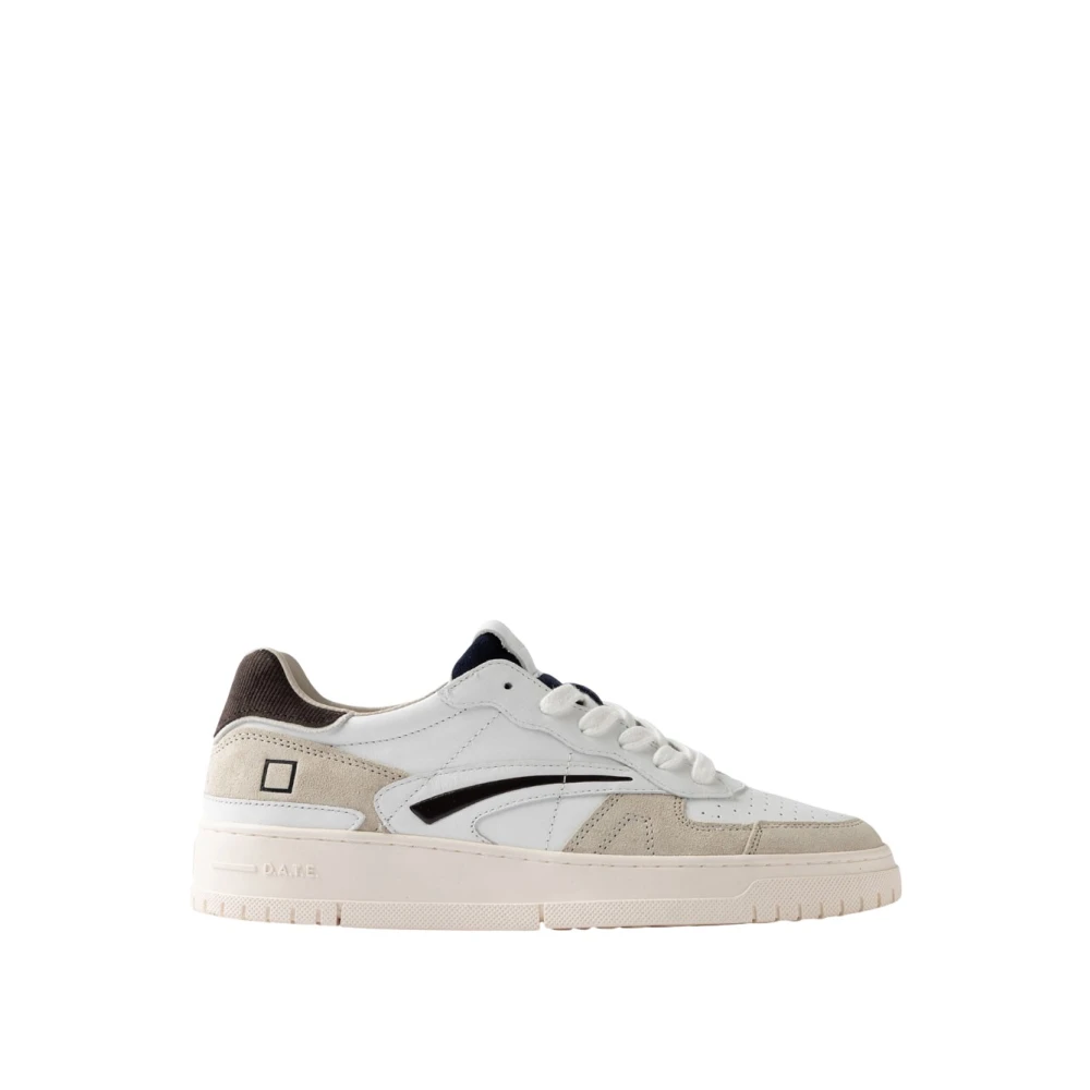 D.a.t.e. Uomo Bianco Scarpe, 41 Eu, New,